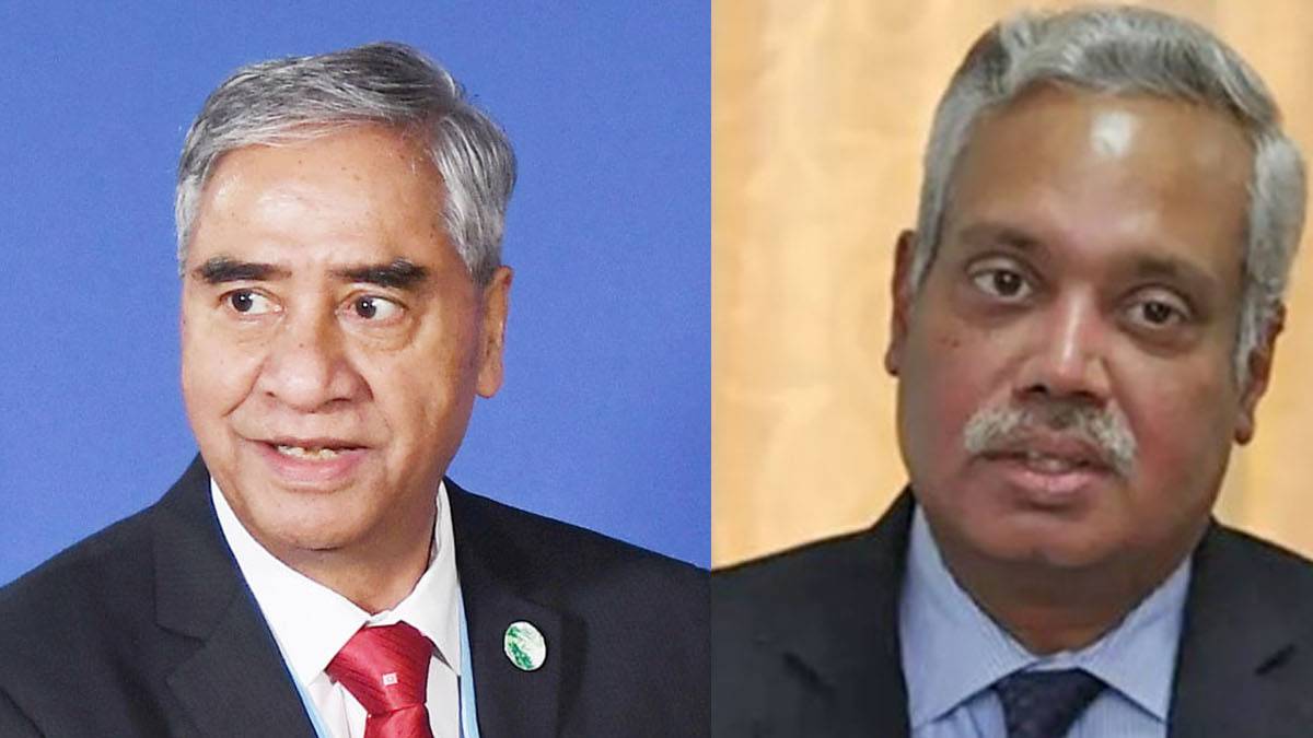प्रधानमन्त्री देउवा र भारतीय राजदूतबीच भेटवार्ता